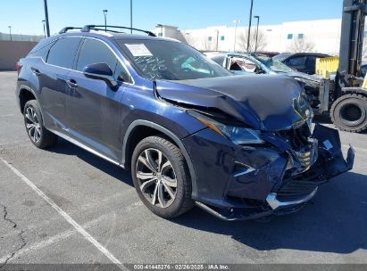 2017 LEXUS RX 350 Blue  Gasoline 2T2ZZMCA5HC050639 photo #1