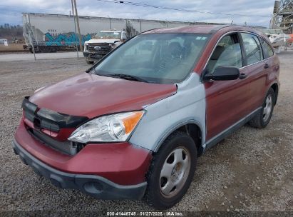 2008 HONDA CR-V LX Maroon  Gasoline JHLRE38348C036649 photo #3