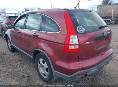 2008 HONDA CR-V LX Maroon  Gasoline JHLRE38348C036649 photo #4