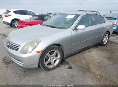 2003 INFINITI G35 LUXURY LEATHER Silver  Gasoline JNKCV51E23M300480 photo #3