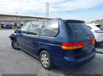 2003 HONDA ODYSSEY EX-L Blue  Gasoline 5FNRL18983B159152 photo #4