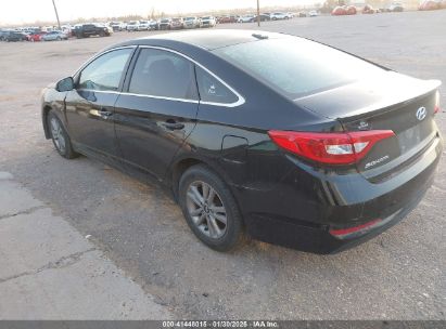 2015 HYUNDAI SONATA SE Black  Gasoline 5NPE24AF7FH204168 photo #4