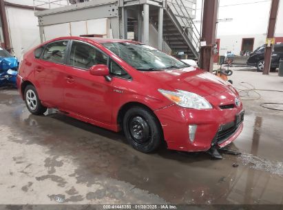 2015 TOYOTA PRIUS FOUR Red  Hybrid JTDKN3DU0F1993706 photo #1