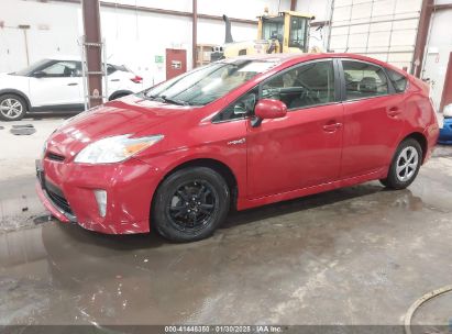 2015 TOYOTA PRIUS FOUR Red  Hybrid JTDKN3DU0F1993706 photo #3