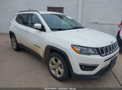 2019 JEEP COMPASS LATITUDE FWD White  Gasoline 3C4NJCBB6KT654719 photo #1