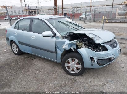 2006 KIA RIO LX Blue  Gasoline KNADE123X66066395 photo #1