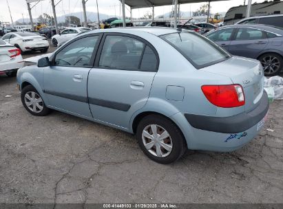 2006 KIA RIO LX Blue  Gasoline KNADE123X66066395 photo #4