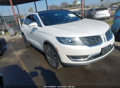 2016 LINCOLN MKX RESERVE White  Gasoline 2LMTJ6LRXGBL30034 photo #1