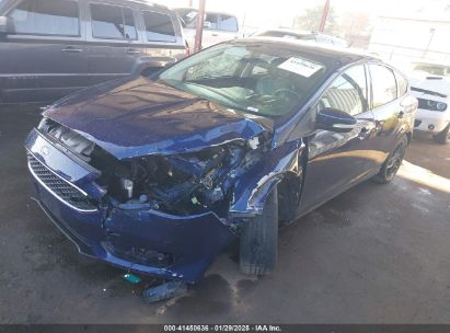 2016 FORD FOCUS SE Blue  Gasoline 1FADP3K25GL337341 photo #3