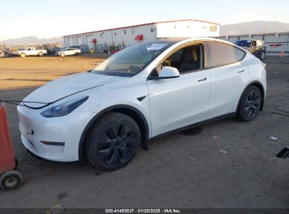 2024 TESLA MODEL Y LONG RANGE DUAL MOTOR ALL-WHEEL DRIVE White  Electric 7SAYGAEE6RF206658 photo #3