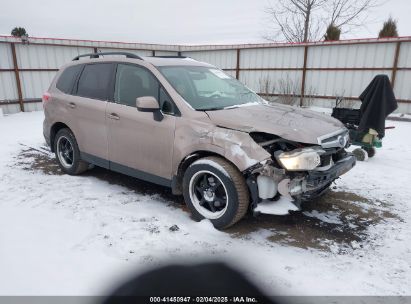 2014 SUBARU FORESTER 2.5I PREMIUM Gold  Gasoline JF2SJACC3EG414875 photo #1