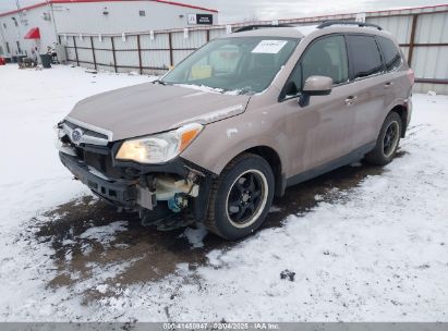 2014 SUBARU FORESTER 2.5I PREMIUM Gold  Gasoline JF2SJACC3EG414875 photo #3