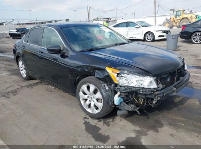 2008 HONDA ACCORD 2.4 EX-L Black  Gasoline 1HGCP26828A056949 photo #1