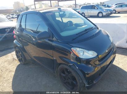 2008 SMART FORTWO PASSION Black  Gasoline WMEEK31X18K097319 photo #1