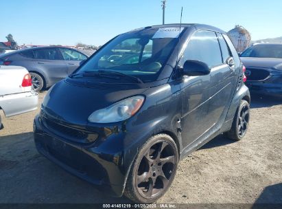 2008 SMART FORTWO PASSION Black  Gasoline WMEEK31X18K097319 photo #3