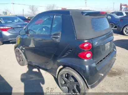 2008 SMART FORTWO PASSION Black  Gasoline WMEEK31X18K097319 photo #4