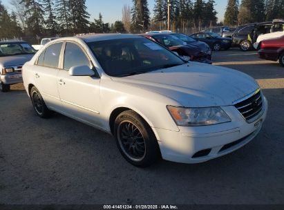 2009 HYUNDAI SONATA GLS V6 White  Gasoline 5NPET46F39H450807 photo #1