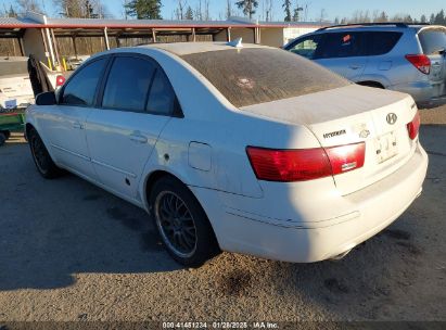 2009 HYUNDAI SONATA GLS V6 White  Gasoline 5NPET46F39H450807 photo #4