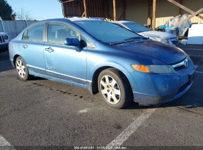 2006 HONDA CIVIC LX Blue  Gasoline 1HGFA16566L043248 photo #1