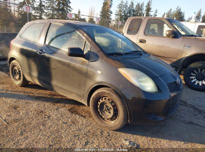 2008 TOYOTA YARIS Black  Gasoline JTDJT903885172625 photo #1