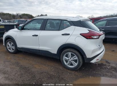 2024 NISSAN KICKS S XTRONIC CVT White  Gasoline 3N1CP5BV7RL546084 photo #4