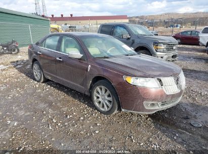 2012 LINCOLN MKZ Maroon  Gasoline 3LNHL2GC2CR804595 photo #1