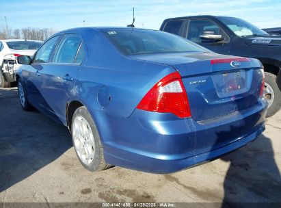 2010 FORD FUSION SE Blue  Gasoline 3FAHP0HA5AR267735 photo #4