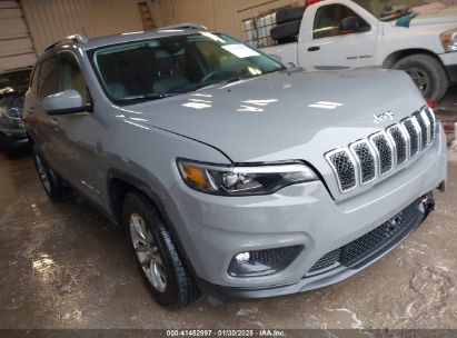 2021 JEEP CHEROKEE LATITUDE LUX 4X4 Gray  Flexible Fuel 1C4PJMMX0MD214608 photo #1