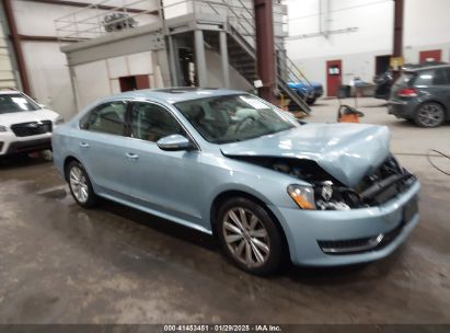 2012 VOLKSWAGEN PASSAT 2.5L SEL Blue  Gasoline 1VWCH7A32CC058490 photo #1