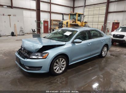 2012 VOLKSWAGEN PASSAT 2.5L SEL Blue  Gasoline 1VWCH7A32CC058490 photo #3