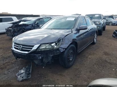 2014 HONDA ACCORD EX Gray  Gasoline 1HGCR2F78EA155238 photo #3