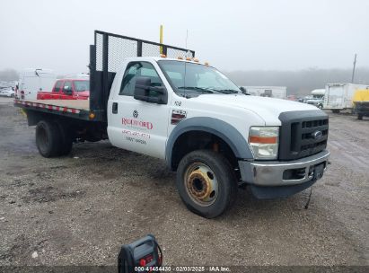 2008 FORD F-550 CHASSIS XL/XLT White  Diesel 1FDAF56R08ED95314 photo #1