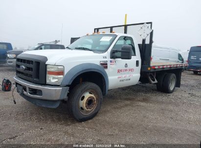 2008 FORD F-550 CHASSIS XL/XLT White  Diesel 1FDAF56R08ED95314 photo #3