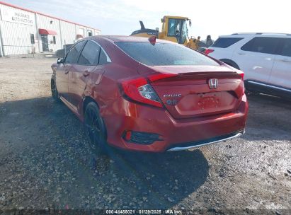 2021 HONDA CIVIC EX-L Red  Gasoline 2HGFC1F76MH701303 photo #4