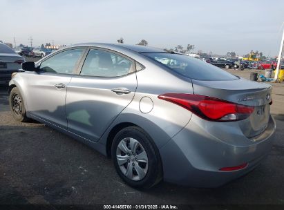 2016 HYUNDAI ELANTRA SE Silver  Gasoline 5NPDH4AE2GH708274 photo #4