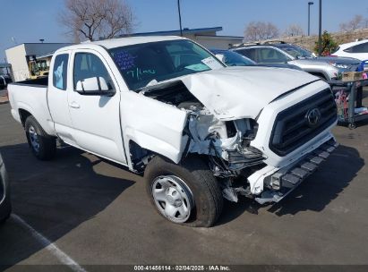 2022 TOYOTA TACOMA SR White  Gasoline 3TYRX5GN3NT058761 photo #1