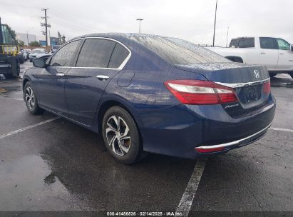 2017 HONDA ACCORD LX Blue  Gasoline 1HGCR2F34HA246332 photo #4