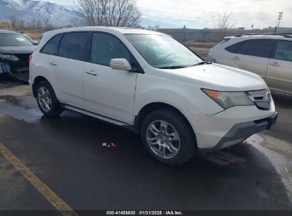 2009 ACURA MDX TECHNOLOGY PACKAGE White  Gasoline 2HNYD28659H530821 photo #1