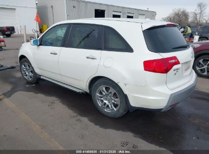 2009 ACURA MDX TECHNOLOGY PACKAGE White  Gasoline 2HNYD28659H530821 photo #4