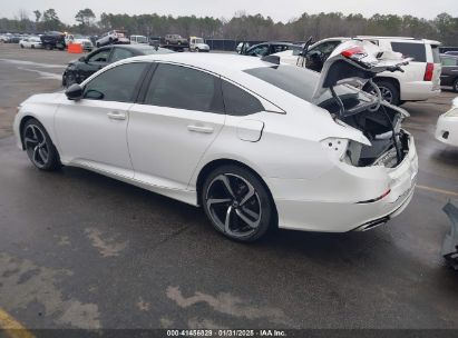 2022 HONDA ACCORD SPORT 2.0T White  Gasoline 1HGCV2F34NA016832 photo #4