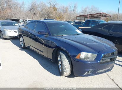 2014 DODGE CHARGER SE Blue  Flexible Fuel 2C3CDXBGXEH360033 photo #1