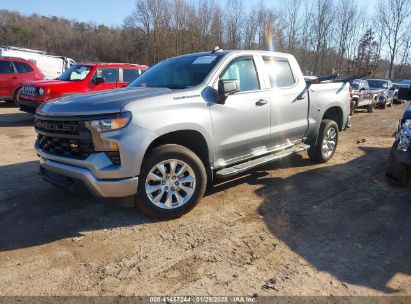 2023 CHEVROLET SILVERADO 1500 4WD  SHORT BED CUSTOM Gray  Gasoline 1GCPDBEK8PZ289983 photo #3