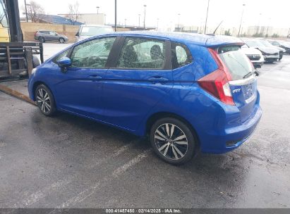 2019 HONDA FIT EX Blue  Gasoline 3HGGK5H83KM719924 photo #4