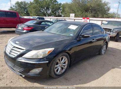 2013 HYUNDAI GENESIS 3.8 Black  Gasoline KMHGC4DD6DU221154 photo #3