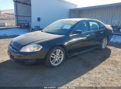 2015 CHEVROLET IMPALA LIMITED LTZ Black  Gasoline 2G1WC5E31F1162663 photo #3