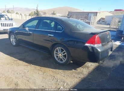 2015 CHEVROLET IMPALA LIMITED LTZ Black  Gasoline 2G1WC5E31F1162663 photo #4