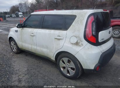 2015 KIA SOUL White  Gasoline KNDJN2A23F7234652 photo #4