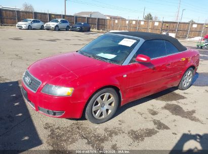 2005 AUDI A4 3.0 Red  Gasoline WAUDT48HX5K003992 photo #3