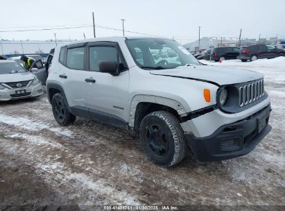 2015 JEEP RENEGADE SPORT Silver  Gasoline ZACCJBAT0FPB61855 photo #1