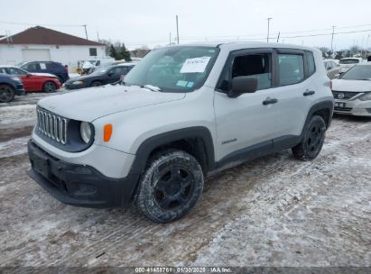 2015 JEEP RENEGADE SPORT Silver  Gasoline ZACCJBAT0FPB61855 photo #3